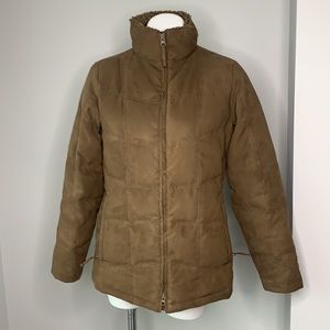 Vintage LL Bean Down Fill Jacket Coat Size Small